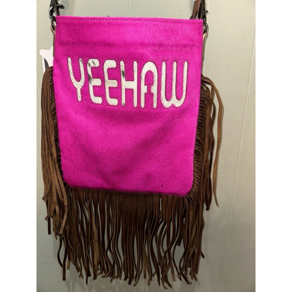 American Darling AD Messenger Hair On Genuine Leather Women Bag Western Handbag
